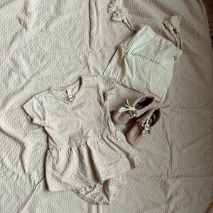 Quincy Mae 100% organic cotton set